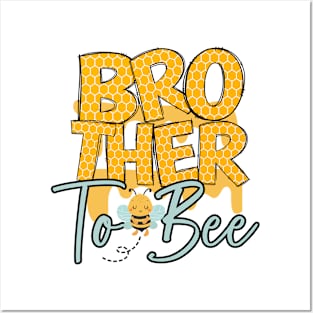 Brother to bee-Buzzing with Love: Newborn Bee Pun Gift Posters and Art